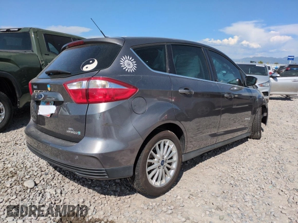 2013 Ford C-Max SEL z VIN 1FADP5BU1DL534869, wystawiony jako Copart lot #58275185 z przebiegiem Nie podano mil oraz Szkoda całkowita • Salvage title. Historia ofert i sprzedaży dostępna na DreamBid. Obrazek 3.