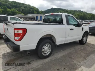 2023 Ford F-150 XL with VIN 1FTMF1C58PKE69431, listed as a Copart auction lot 63713925 with 73,636 mi miles and Clean title. Bid and sale history available at DreamBid. Image 3.