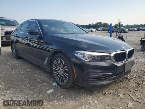 2018 BMW 5 Series 530i xDrive with VIN WBAJA7C55JWA74479, listed as a Copart auction lot 59689085 with 114,329 mi miles and Salvage title. Bid and sale history available at DreamBid. Image 4.