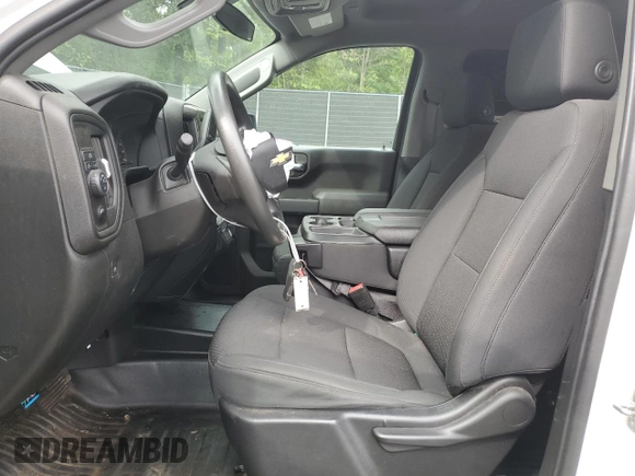 2021 Chevrolet Silverado 1500 Work Truck with VIN 1GCRWAEF1MZ205191, listed as a Copart auction lot 73381534 with 100,739 mi miles and Salvage Title. Bid and sale history available at DreamBid. Image 7.