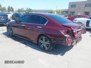 2016 Honda Accord Sport with VIN 1HGCR2F51GA040210, listed as a IAAI auction lot 42153225 with 104,615 mi miles and . Bid and sale history available at DreamBid. Image 3.