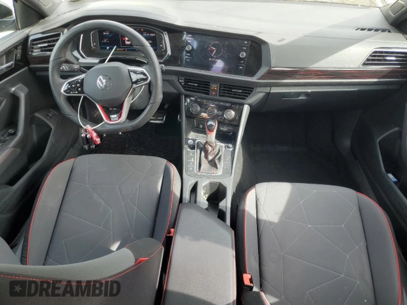 2024 Volkswagen Jetta 40th Anniversary Edition with VIN 3VW9T7BU7RM006621, listed as a Copart auction lot 58410695 with 16,412 mi miles and Salvage title. Bid and sale history available at DreamBid. Image 8.