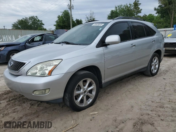 2009 Lexus RX 350 with VIN 2T2GK31UX9C072222, listed as a Copart auction lot 55920035 with 207,682 mi miles and Clean Title. Bid and sale history available at DreamBid. Image 1.