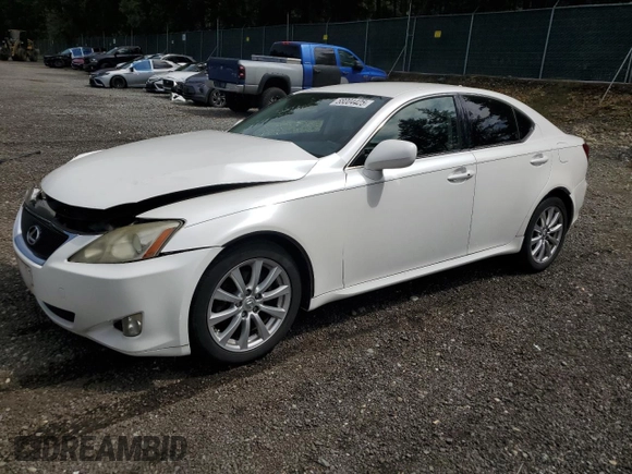 2008 Lexus IS 250 z VIN JTHBK262482070977, wystawiony jako Copart lot #58004425 z przebiegiem 145 545 mil mil oraz Szkody całkowita. Historia ofert i sprzedaży dostępna na DreamBid. Obrazek 1.