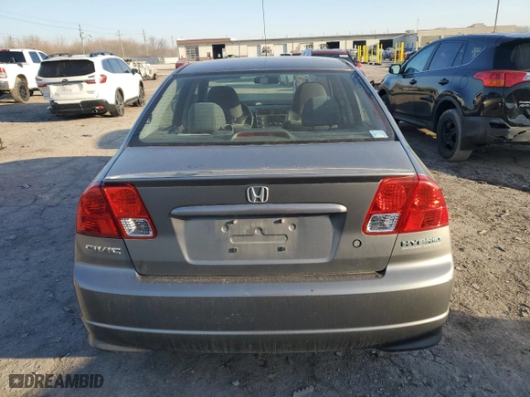 2004 Honda Civic with VIN JHMES96634S017559, listed as a Copart auction lot 48549775 with 130,379 mi miles and Salvage Title. Bid and sale history available at carsss.com. Image 6.