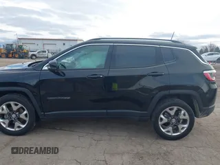 2020 Jeep Compass Limited with VIN 3C4NJDCB6LT164075, listed as a IAAI auction lot 41505470 with 47,196 mi miles and . Bid and sale history available at DreamBid. Image 15.