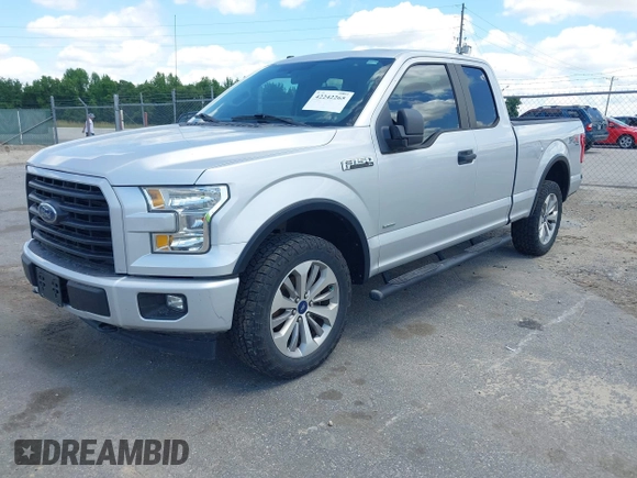 2017 Ford F-150 XL with VIN 1FTEX1EP9HKD81487, listed as a IAAI auction lot 42242265 with 130,276 mi miles and . Bid and sale history available at carsss.com. Image 2.