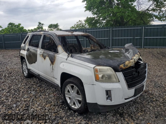 2011 GMC Terrain SLT-1 with VIN 2CTALUEC8B6410128, listed as a Copart auction lot 55341815 with Not provided miles and Salvage title. Bid and sale history available at DreamBid. Image 4.