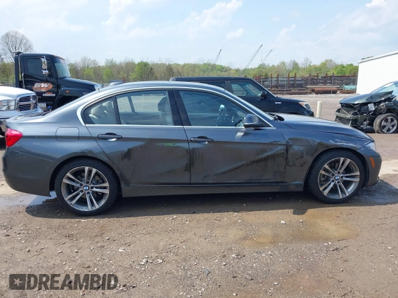 2017 BMW 3 Series 330i with VIN WBA8B9G37HNU55487, listed as a IAAI auction lot 41990068 with 50,418 mi miles. Bid and sale history available at carsss.com. Image 13.