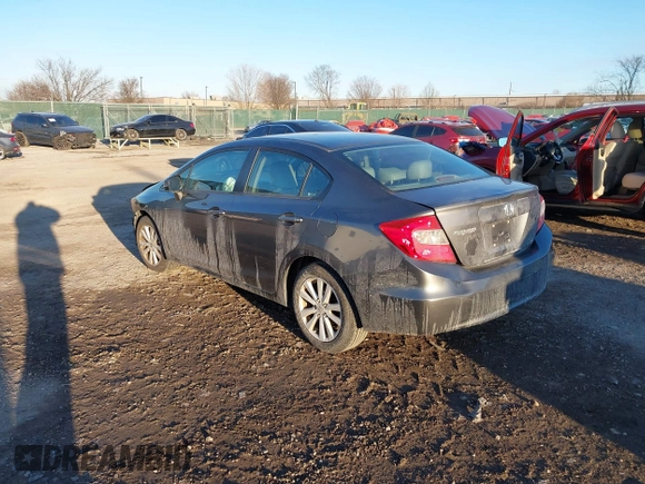 2012 Honda Civic EX-L with VIN 2HGFB2F9XCH587038, listed as a IAAI auction lot 41337259 with 114,520 mi miles and . Bid and sale history available at DreamBid. Image 3.