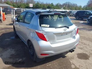 2012 Toyota Yaris L with VIN JTDKTUD32CD527322, listed as a IAAI auction lot 42053644 with 115,444 mi miles and . Bid and sale history available at carsss.com. Image 3.