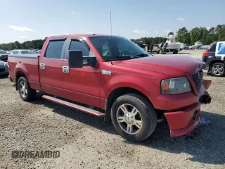 2008 Ford F-150 XLT with VIN 1FTPW12V18KE25514, listed as a Copart auction lot 57871485 with 248,915 mi miles and Salvage title. Bid and sale history available at DreamBid. Image 4.