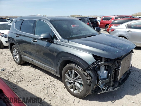 2020 Hyundai Santa Fe Limited with VIN 5NMS5CADXLH208078, listed as a Copart auction lot 52400485 with 60,683 mi miles and Salvage Title. Bid and sale history available at DreamBid. Image 4.