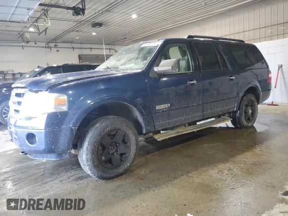 2008 Ford Expedition Max SSV with VIN 1FMFK16588LA27336, listed as a Copart auction lot 43534715 with 131,681 mi miles and Salvage title. Bid and sale history available at DreamBid. Image 1.
