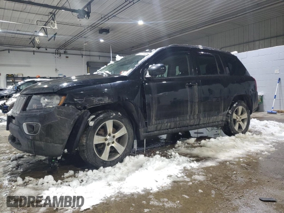 2017 Jeep Compass High Altitude with VIN 1C4NJDEB0HD169962, listed as a Copart auction lot 43227405 with 144,912 mi miles and Salvage Title. Bid and sale history available at carsss.com. Image 1.