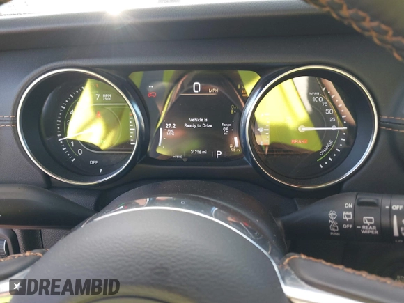 2021 Jeep Wrangler Unlimited Sahara with VIN 1C4JJXP64MW840094, listed as a IAAI auction lot 40830676 with 31,716 mi miles and . Bid and sale history available at DreamBid. Image 7.
