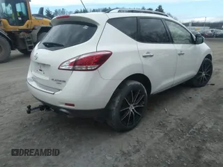 2013 Nissan Murano SV with VIN JN8AZ1MWXDW308346, listed as a IAAI auction lot 41027297 with 102,810 mi miles. Bid and sale history available at carsss.com. Image 4.