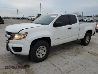 2018 Chevrolet Colorado 2WD Work Truck with VIN 1GCHSBEA4J1321013, listed as a Copart auction lot 46696065 with 124,993 mi miles and Salvage Title. Bid and sale history available at carsss.com. Image 1.