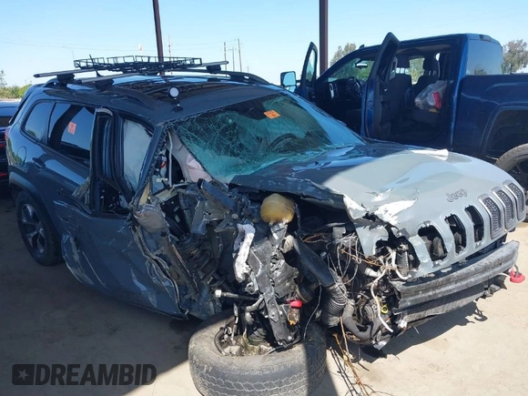 2014 Jeep Cherokee Trailhawk with VIN 1C4PJMBS5EW134900, listed as a IAAI auction lot 41997316 with 96,445 mi miles. Bid and sale history available at carsss.com. Image 1.