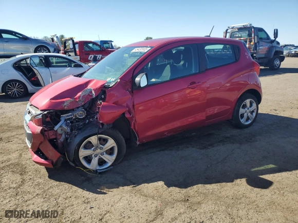 2020 Chevrolet Spark LS with VIN KL8CB6SA4LC422767, listed as a Copart auction lot 49430955 with 0 mi miles and Salvage Title. Bid and sale history available at carsss.com. Image 1.