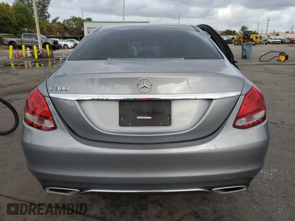 2015 Mercedes-Benz C 300 with VIN 55SWF4JB6FU080798, listed as a Copart auction lot 45738265 with 79,573 mi miles and Salvage Title. Bid and sale history available at DreamBid. Image 6.