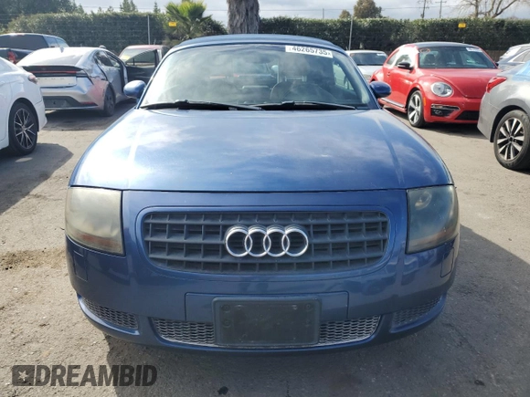 2003 Audi TT with VIN TRUTC28N831009114, listed as a Copart auction lot 46265735 with 109,686 mi miles and Clean Title. Bid and sale history available at carsss.com. Image 5.