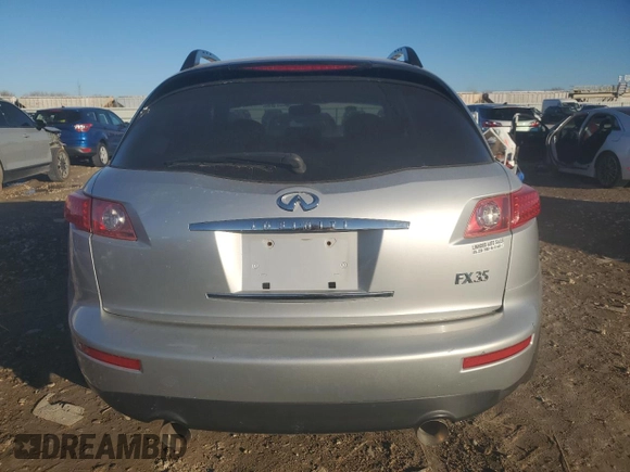 2006 Infiniti FX with VIN JNRAS08W86X202415, listed as a Copart auction lot 83465124 with 245,238 mi miles and Clean title. Bid and sale history available at DreamBid. Image 6.