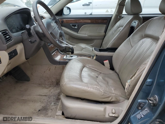 2005 Hyundai XG350 with VIN KMHFU45E05A421658, listed as a Copart auction lot 49084875 with NaN miles and Clean Title. Bid and sale history available at carsss.com. Image 7.