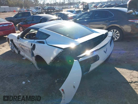 2018 Chevrolet Corvette 3LT with VIN 1G1YF2D77J5104700, listed as a IAAI auction lot 41225626 with 25,091 mi miles. Bid and sale history available at carsss.com. Image 3.