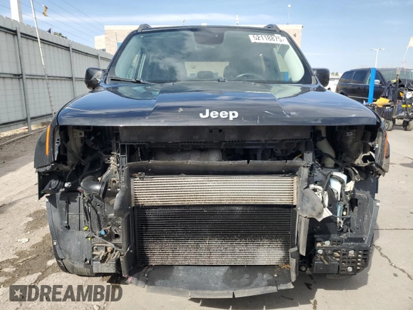 2017 Jeep Renegade Altitude with VIN ZACCJBBB2HPE73571, listed as a Copart auction lot 52118875 with 137,101 mi miles and Salvage title. Bid and sale history available at DreamBid. Image 5.
