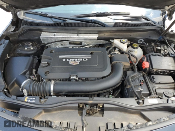 2021 Cadillac XT4 AWD Sport with VIN 1GYFZFR43MF054379, listed as a Copart auction lot 55338315 with 53,693 mi miles and Salvage title. Bid and sale history available at DreamBid. Image 12.