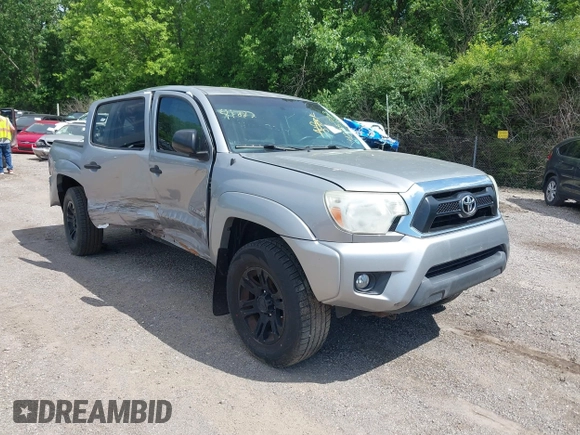 2015 Toyota Tacoma PreRunner with VIN 3TMJU4GN9FM179890, listed as a IAAI auction lot 42225923 with 160,000 mi miles and . Bid and sale history available at DreamBid. Image 1.