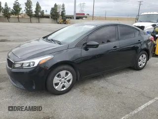 2017 Kia Forte LX with VIN 3KPFK4A72HE132834, listed as a Copart auction lot 53618005 with 122,993 mi miles and Salvage Title. Bid and sale history available at carsss.com. Image 1.