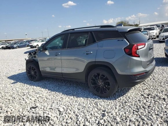 2023 GMC Terrain SLE with VIN 3GKALTEG1PL146735, listed as a Copart auction lot 44252865 with 33,767 mi miles and Salvage title. Bid and sale history available at DreamBid. Image 2.