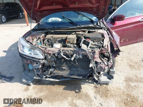 2017 Honda Accord Sport with VIN 1HGCR2F58HA025382, listed as a IAAI auction lot 42020349 with 107,021 mi miles. Bid and sale history available at carsss.com. Image 6.