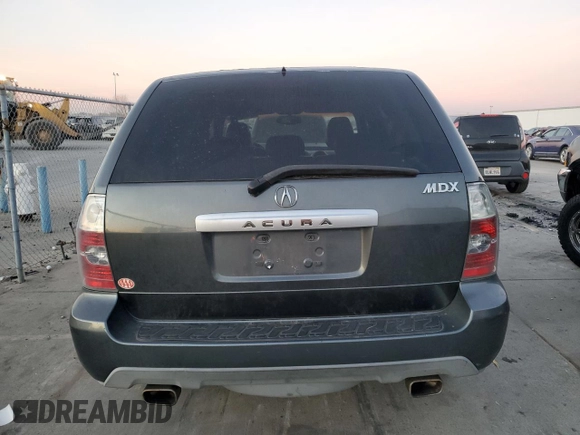 2006 Acura MDX with VIN 2HNYD18206H549358, listed as a Copart auction lot 83655044 with 174,087 mi miles and Salvage Title. Bid and sale history available at carsss.com. Image 6.