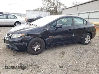 2013 Honda Civic LX z VIN 2HGFB2F57DH583205, wystawiony jako Copart lot #51254195 z przebiegiem 185 615 mil mil oraz Szkoda całkowita • Salvage title. Historia ofert i sprzedaży dostępna na DreamBid. Obrazek 1.