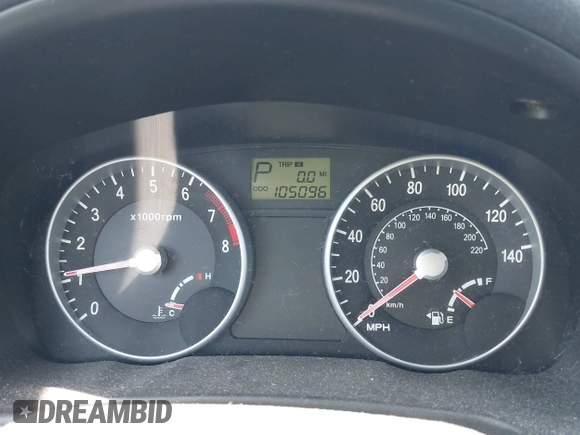 2007 Hyundai Accent SE z VIN KMHCN36C67U007308, wystawiony jako IAAI lot #42312114 z przebiegiem 105 096 mil mil oraz . Historia ofert i sprzedaży dostępna na DreamBid. Obrazek 7.