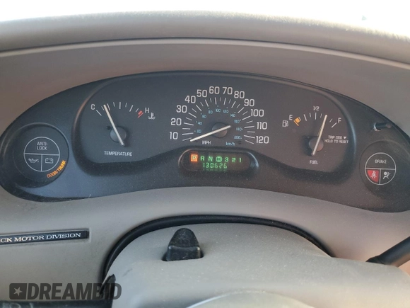 2002 Buick Century Custom with VIN 2G4WS52JX21168917, listed as a Copart auction lot 75298304 with 130,626 mi miles and Salvage Title. Bid and sale history available at carsss.com. Image 9.
