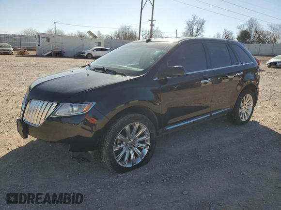 2013 Lincoln MKX with VIN 2LMDJ6JK4DBL25255, listed as a Copart auction lot 48297795 with 166,849 mi miles and Salvage Title. Bid and sale history available at carsss.com. Image 1.