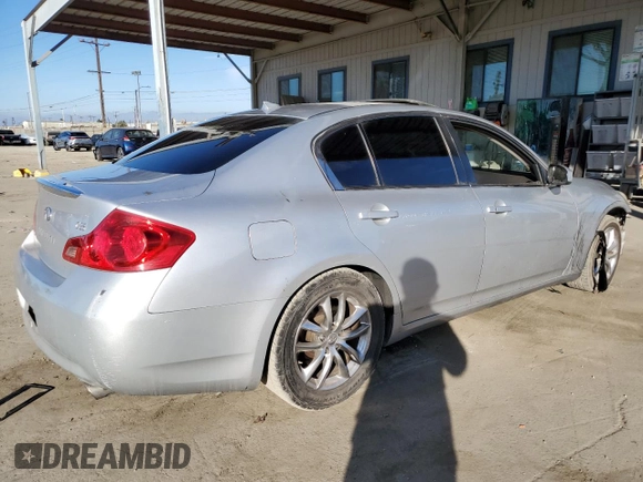 2008 Infiniti G35 with VIN JNKBV61E08M221916, listed as a Copart auction lot 79521034 with Not Provided miles and Salvage Title. Bid and sale history available at DreamBid. Image 3.