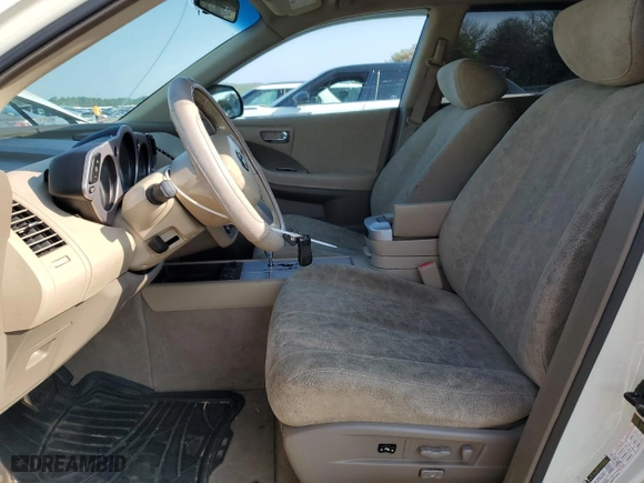 2007 Nissan Murano S with VIN JN8AZ08W07W663891, listed as a Copart auction lot 67211624 with 121,542 mi miles and Non Repairable. Bid and sale history available at carsss.com. Image 7.