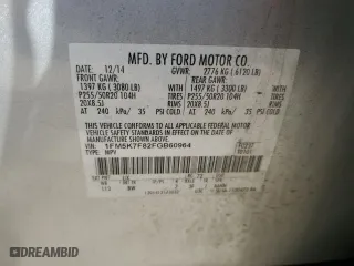 2015 Ford Explorer Limited with VIN 1FM5K7F82FGB60964, listed as a Copart auction lot 47426775 with 147,047 mi miles and Salvage Title. Bid and sale history available at carsss.com. Image 15.