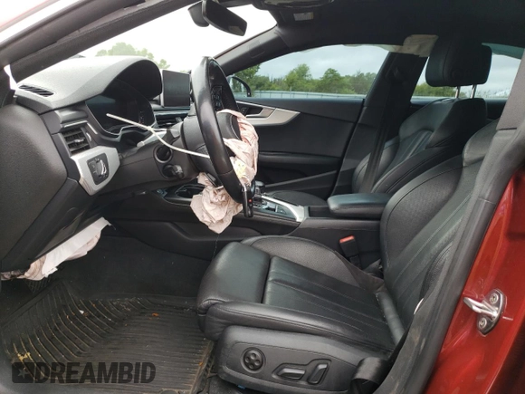 2018 Audi A5 Sportback Premium Plus with VIN WAUENCF54JA006730, listed as a Copart auction lot 57540973 with 87,756 mi miles. Bid and sale history available at carsss.com. Image 7.
