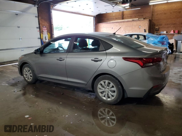 2021 Hyundai Accent SE with VIN 3KPC24A67ME136303, listed as a Copart auction lot 61190995 with 37,620 mi miles and Salvage title. Bid and sale history available at DreamBid. Image 2.