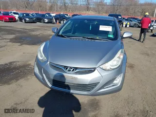 2014 Hyundai Elantra SE with VIN KMHDH4AEXEU049424, listed as a IAAI auction lot 41858569 with 77,496 mi miles. Bid and sale history available at carsss.com. Image 6.