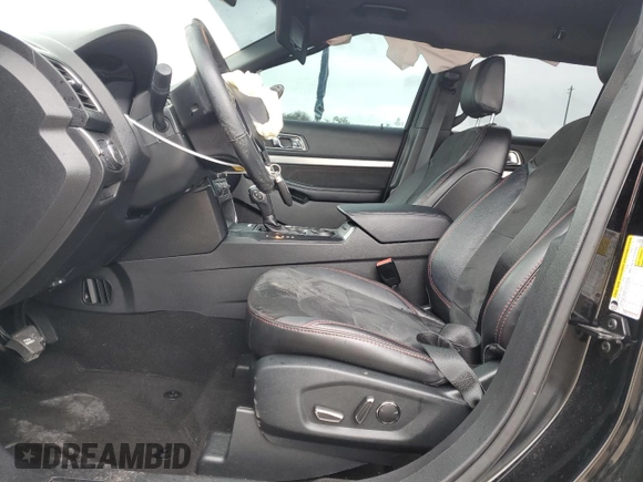 2018 Ford Explorer XLT with VIN 1FM5K7D89JGC52102, listed as a Copart auction lot 41953375 with 49,400 mi miles and Salvage title. Bid and sale history available at DreamBid. Image 7.