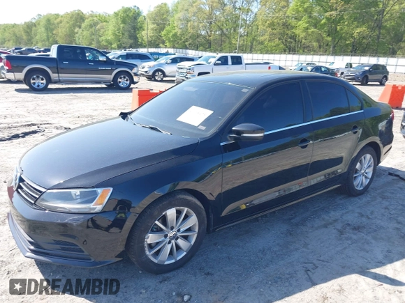 2015 Volkswagen Jetta SE with VIN 3VWD17AJ3FM301301, listed as a IAAI auction lot 41998475 with 98,407 mi miles and . Bid and sale history available at DreamBid. Image 2.