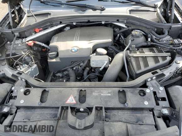 2015 BMW X3 sDrive28i with VIN 5UXWZ7C51F0M82811, listed as a Copart auction lot 49705265 with 65,816 mi miles and Salvage Title. Bid and sale history available at DreamBid. Image 12.