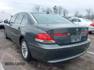 2005 BMW 7 Series 745Li with VIN WBAGN63595DS56807, listed as a IAAI auction lot 42018921 with 128,230 mi miles. Bid and sale history available at carsss.com. Image 3.